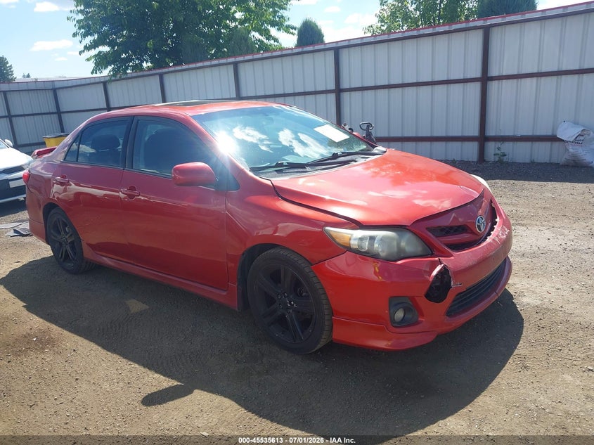 2013 Toyota Corolla VIN 5YFBU4EE4DP149046 IAAI salvage auction — FRONT & REAR, Bill Of Sale (Washington), sold $1,600 on 2026-07-21 (photo 1)
