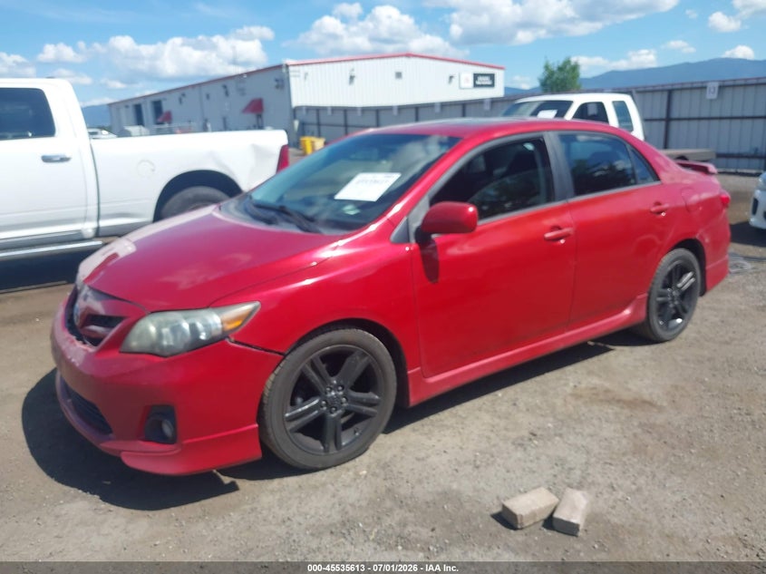 2013 Toyota Corolla VIN 5YFBU4EE4DP149046 IAAI salvage auction — FRONT & REAR, Bill Of Sale (Washington), sold $1,600 on 2026-07-21 (photo 2)