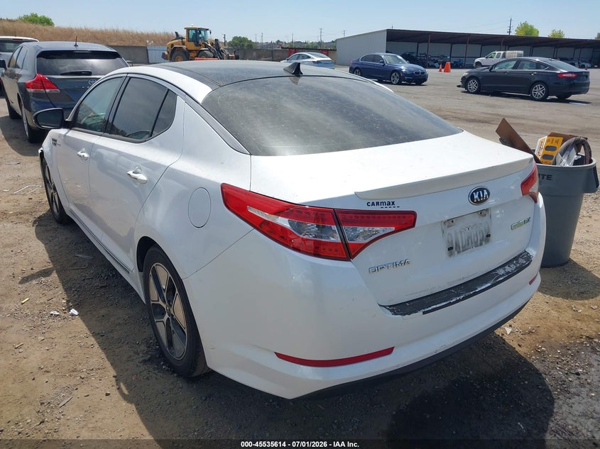 2013 Kia Optima VIN KNAGM4AD9D5050901 IAAI salvage auction — NORMAL WEAR, Clear - Dealer Only (California), sold $325 on 2026-07-22 (photo 3)