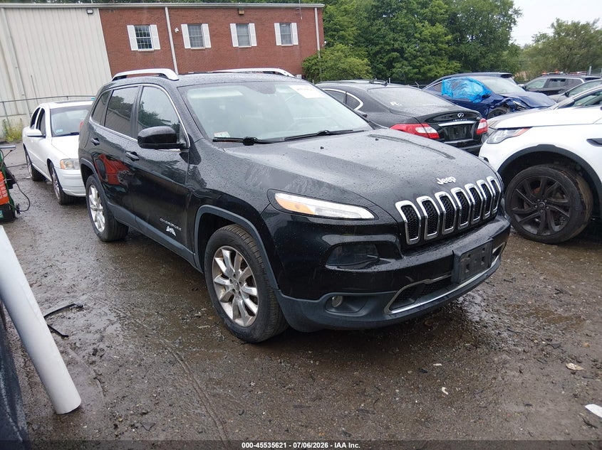 2015 Jeep Cherokee VIN 1C4PJMDS9FW774123 IAAI salvage auction — NORMAL WEAR, Clear (Massachusetts), sold $699 on 2026-08-10 (photo 1)