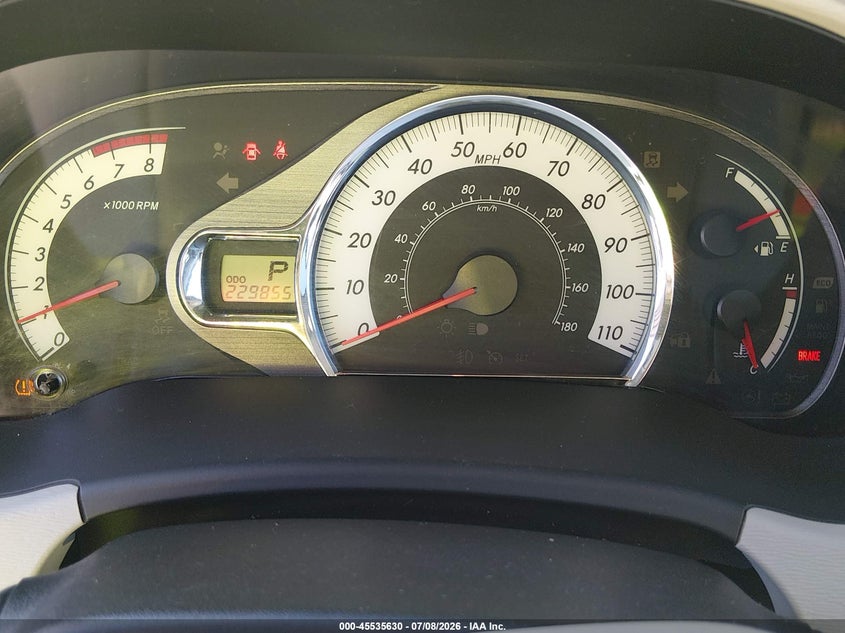 2011 Toyota Sienna VIN 5TDXK3DC9BS035618 IAAI salvage auction — NORMAL WEAR, Clear - Dealer Only (California), sold $1,250 on 2026-07-28 (photo 7)