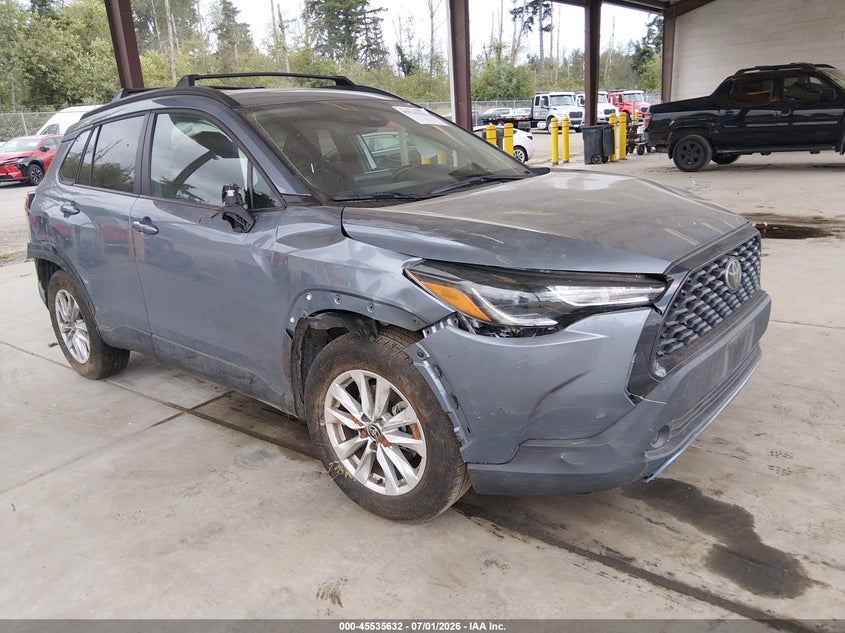 2022 Toyota Corolla cross VIN 7MUBAABG9NV036446 IAAI salvage auction — FRONT END, Salvage Title, sold $5,600 on 2026-07-22 (photo 1)