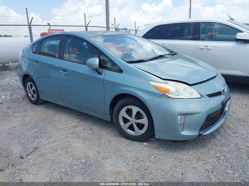 2012 Toyota Prius VIN JTDKN3DU3C1483085 IAAI salvage auction — NORMAL WEAR, Clear (Pennsylvania), sold $25 on 2026-07-08 (photo 1)