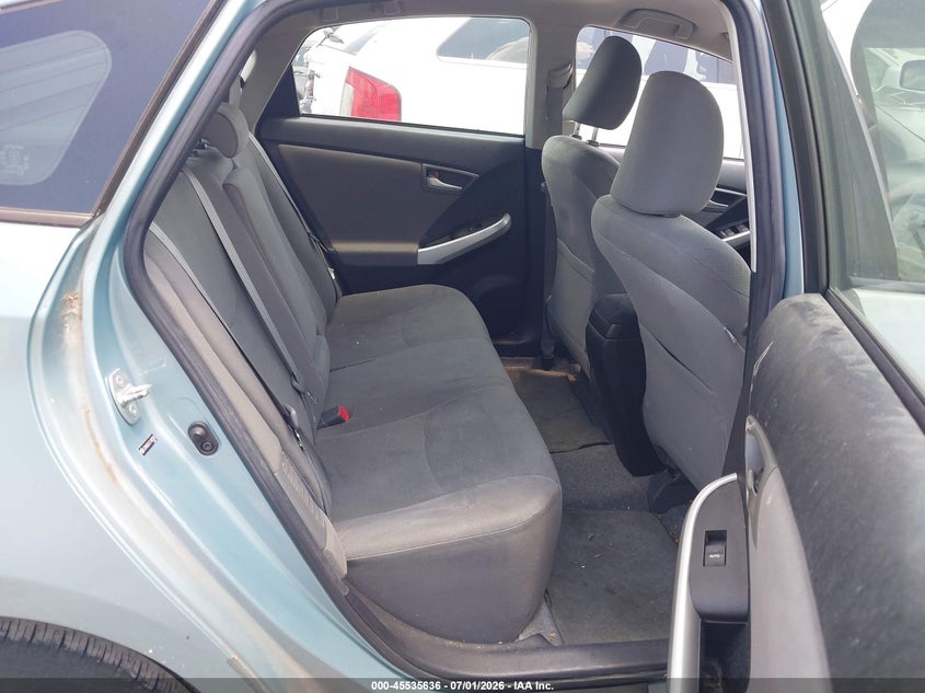 2012 Toyota Prius VIN JTDKN3DU3C1483085 IAAI salvage auction — NORMAL WEAR, Clear (Pennsylvania), sold $25 on 2026-07-08 (photo 8)