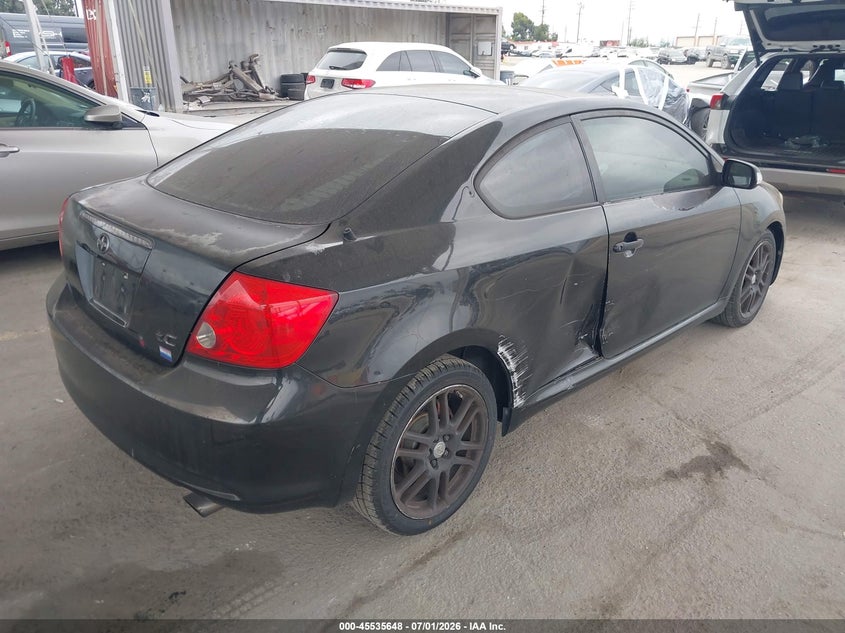 2007 Scion Tc VIN JTKDE167570146491 IAAI salvage auction — RIGHT SIDE, Salvage (California), sold $625 on 2026-07-29 (photo 4)