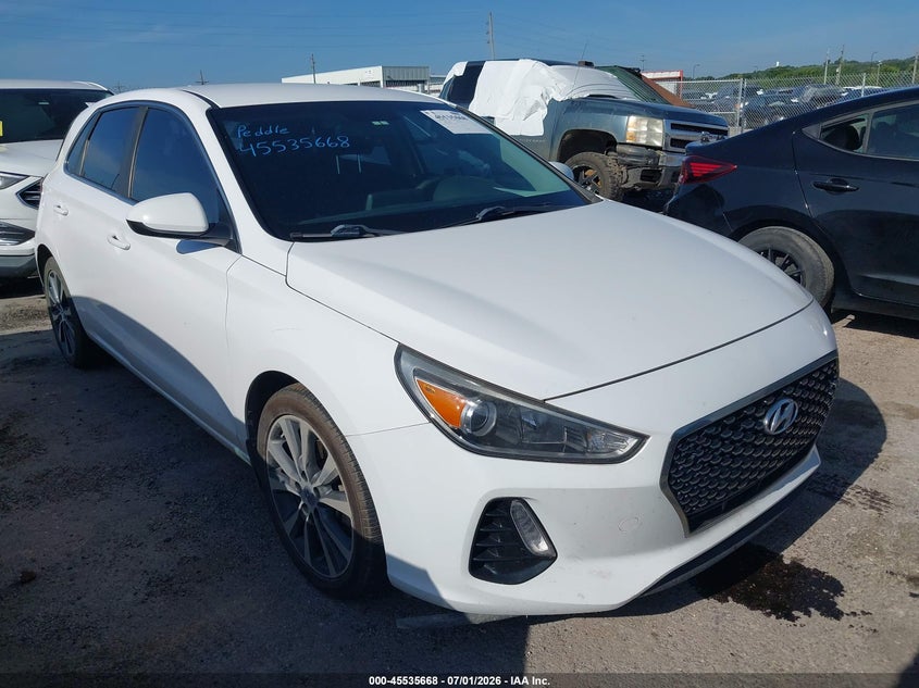 2018 Hyundai Elantra VIN KMHH35LE6JU062863 IAAI salvage auction — NORMAL WEAR, Clear - Public Restricted (Oklahoma), sold $2,050 on 2026-07-07 (photo 1)