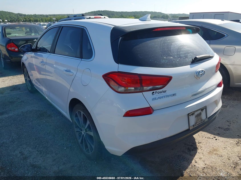2018 Hyundai Elantra VIN KMHH35LE6JU062863 IAAI salvage auction — NORMAL WEAR, Clear - Public Restricted (Oklahoma), sold $2,050 on 2026-07-07 (photo 3)