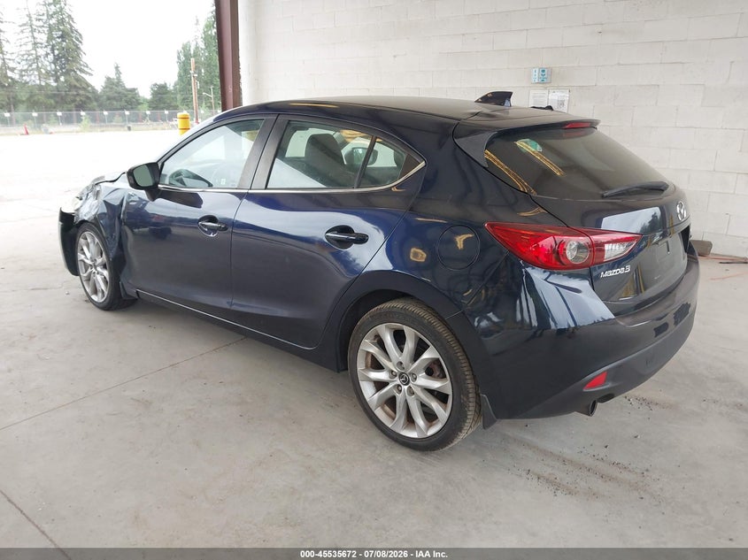 2015 Mazda 3 VIN JM1BM1L35F1262026 IAAI salvage auction — LEFT FRONT, Bill Of Sale (Washington), sold $3,250 on 2026-07-12 (photo 3)