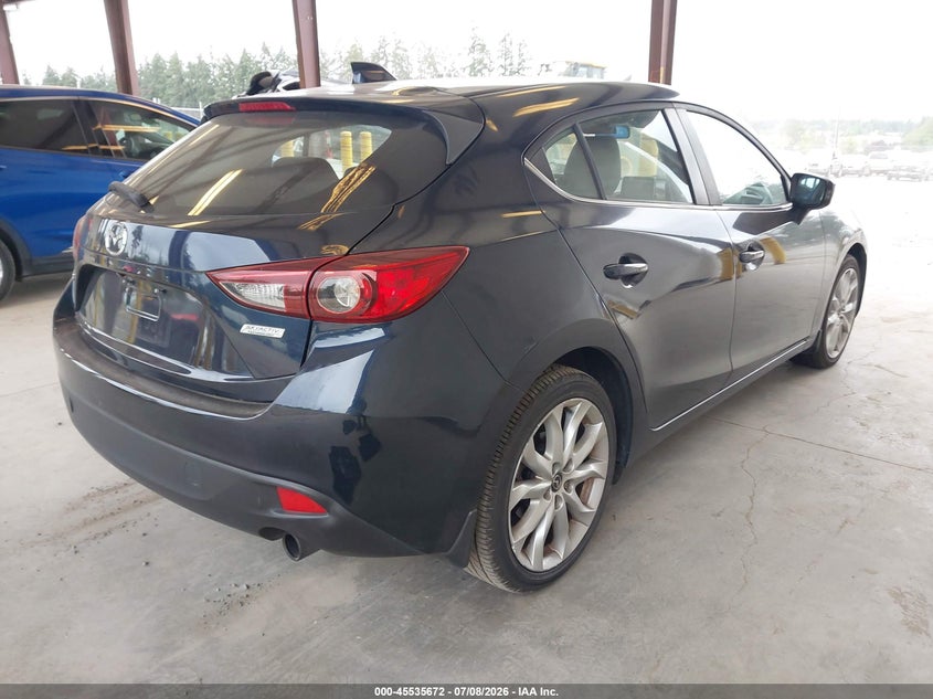 2015 Mazda 3 VIN JM1BM1L35F1262026 IAAI salvage auction — LEFT FRONT, Bill Of Sale (Washington), sold $3,250 on 2026-07-12 (photo 4)