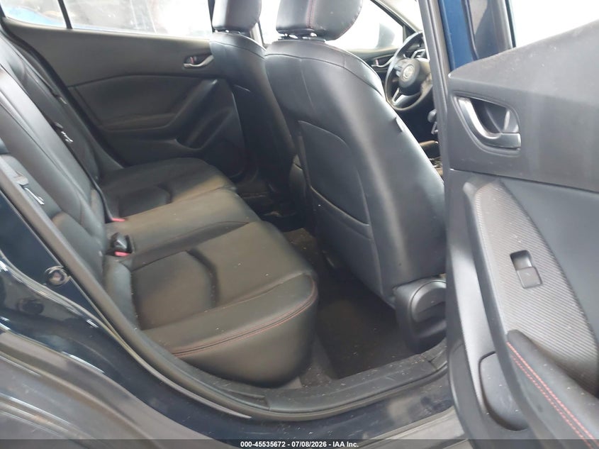 2015 Mazda 3 VIN JM1BM1L35F1262026 IAAI salvage auction — LEFT FRONT, Bill Of Sale (Washington), sold $3,250 on 2026-07-12 (photo 8)