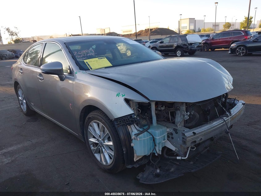 2015 Lexus ES VIN JTHBW1GG2F2097956 IAAI salvage auction — FRONT END, Salvage Certificate (California), sold $5,300 on 2026-07-17 (photo 1)