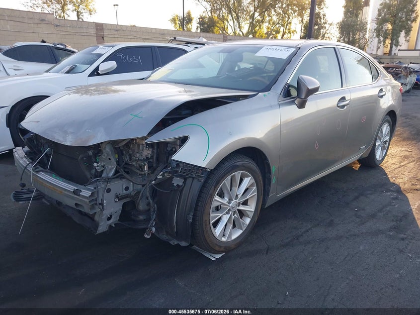 2015 Lexus ES VIN JTHBW1GG2F2097956 IAAI salvage auction — FRONT END, Salvage Certificate (California), sold $5,300 on 2026-07-17 (photo 2)