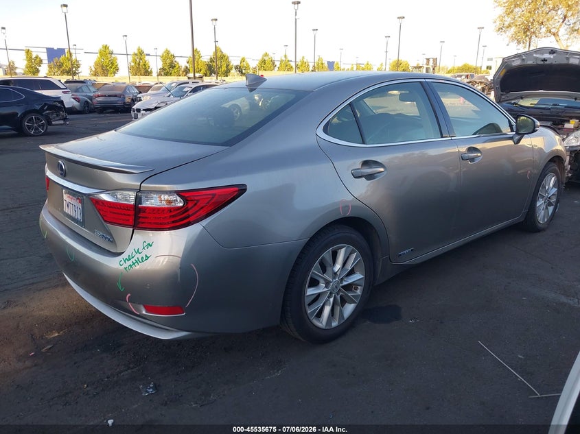 2015 Lexus ES VIN JTHBW1GG2F2097956 IAAI salvage auction — FRONT END, Salvage Certificate (California), sold $5,300 on 2026-07-17 (photo 4)