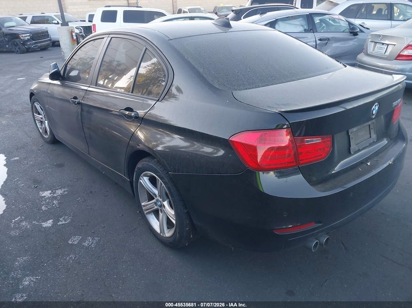 2014 BMW 3 series VIN WBA3C1C50EK117023 IAAI salvage auction — RIGHT FRONT, Salvage Certificate (California), sold $750 on 2026-07-10 (photo 3)