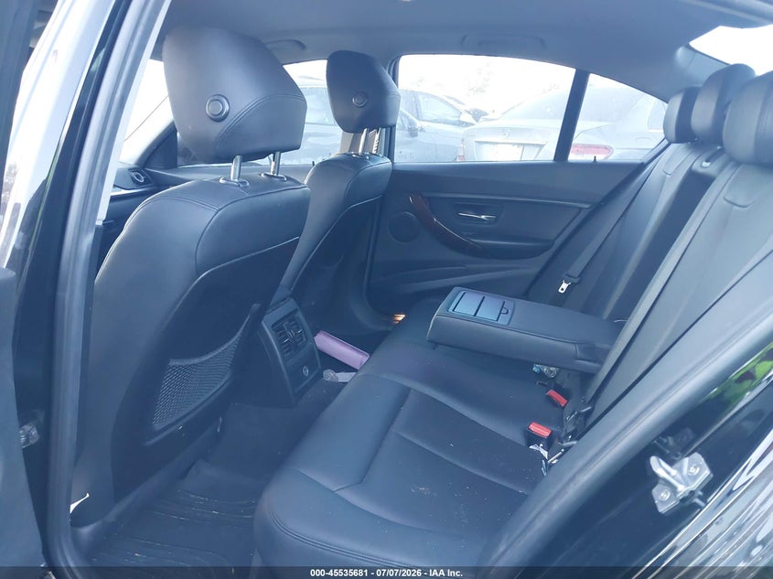2014 BMW 3 series VIN WBA3C1C50EK117023 IAAI salvage auction — RIGHT FRONT, Salvage Certificate (California), sold $750 on 2026-07-10 (photo 8)
