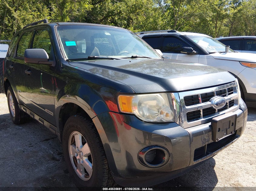 2008 Ford Escape VIN 1FMCU02Z48KE48220 IAAI salvage auction — REAR END, Salvage (Kansas), sold $475 on 2026-07-25 (photo 1)