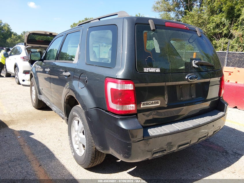 2008 Ford Escape VIN 1FMCU02Z48KE48220 IAAI salvage auction — REAR END, Salvage (Kansas), sold $475 on 2026-07-25 (photo 3)