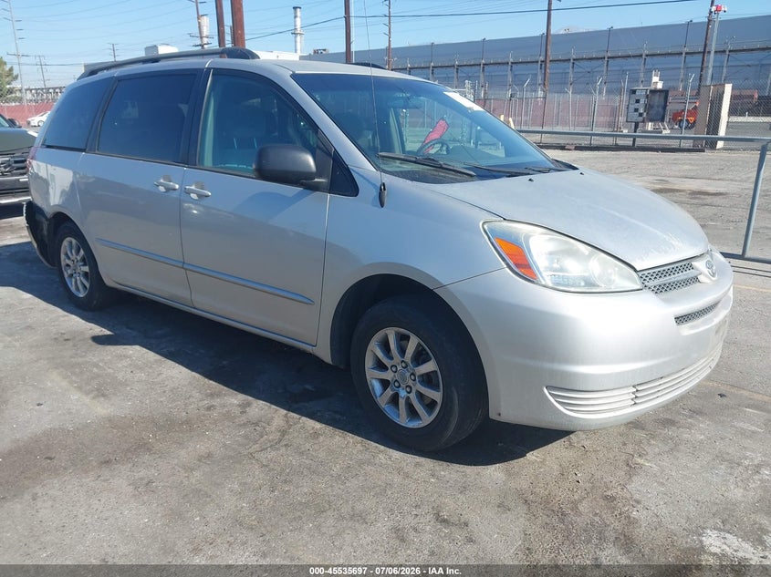 2004 Toyota Sienna VIN 5TDZA23C94S017226 IAAI salvage auction — REAR END, Salvage (California), sold $475 on 2026-07-18 (photo 1)