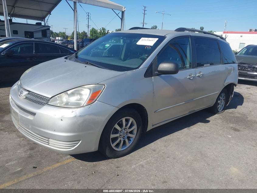 2004 Toyota Sienna VIN 5TDZA23C94S017226 IAAI salvage auction — REAR END, Salvage (California), sold $475 on 2026-07-18 (photo 2)