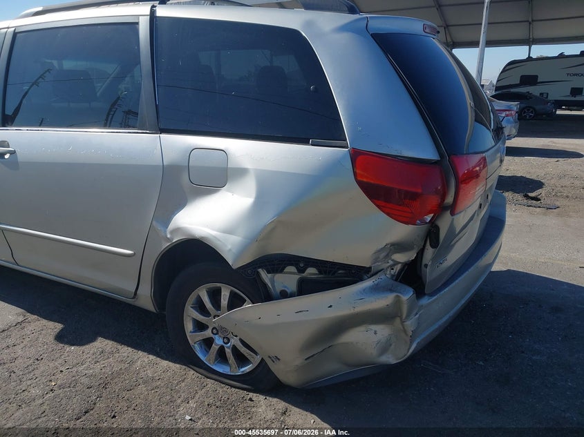 2004 Toyota Sienna VIN 5TDZA23C94S017226 IAAI salvage auction — REAR END, Salvage (California), sold $475 on 2026-07-18 (photo 6)