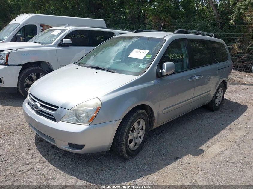 2006 Kia SEDONA VIN KNDMB233166059061 IAAI salvage auction — NORMAL WEAR, Clear (Indiana), sold $600 on 2026-07-08 (photo 2)
