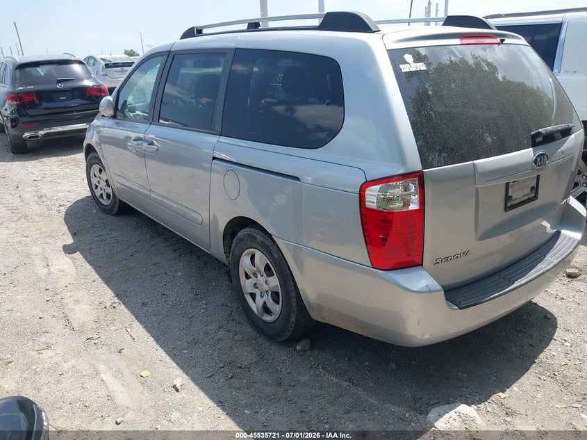2006 Kia SEDONA VIN KNDMB233166059061 IAAI salvage auction — NORMAL WEAR, Clear (Indiana), sold $600 on 2026-07-08 (photo 3)