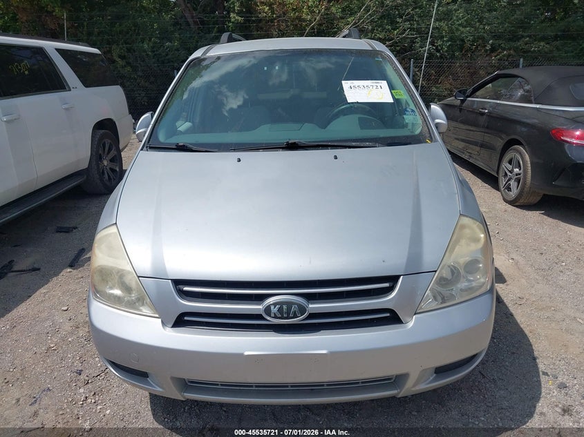 2006 Kia SEDONA VIN KNDMB233166059061 IAAI salvage auction — NORMAL WEAR, Clear (Indiana), sold $600 on 2026-07-08 (photo 6)