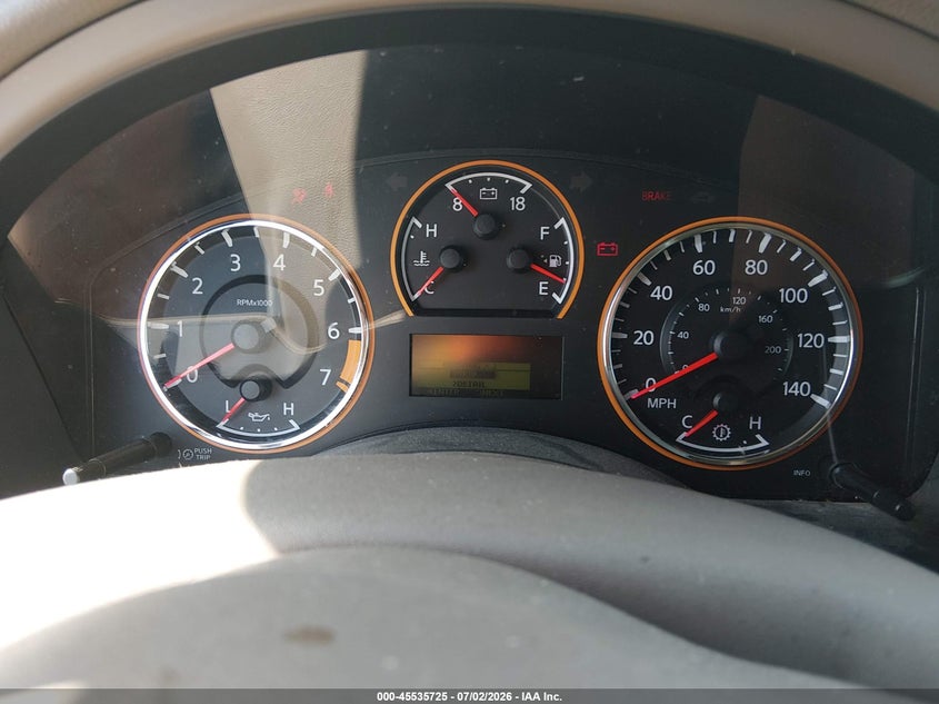 2011 Nissan Armada VIN 5N1BA0NE5BN608382 IAAI salvage auction — NORMAL WEAR, Clear (Missouri), sold $900 on 2026-07-09 (photo 7)