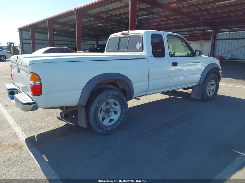 2002 Toyota Tacoma VIN 5TESM92N62Z025076 IAAI salvage auction — NORMAL WEAR, Clear - Dealer Only (California), sold $3,150 on 2026-07-21 (photo 4)