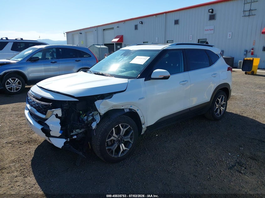 2022 Kia Seltos VIN KNDERCAA5N7302161 IAAI salvage auction — FRONT END, Bill Of Sale (Washington), sold $3,400 on 2026-07-28 (photo 2)