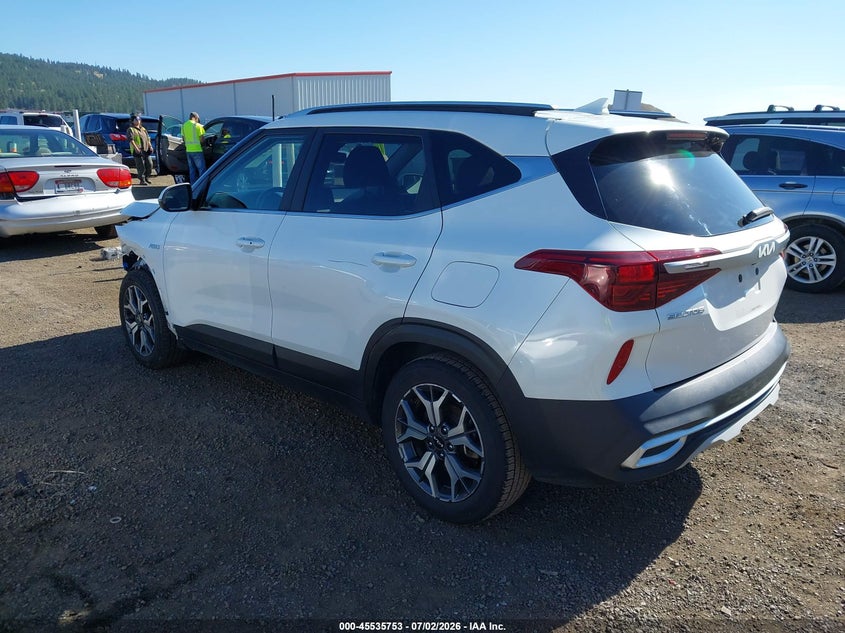 2022 Kia Seltos VIN KNDERCAA5N7302161 IAAI salvage auction — FRONT END, Bill Of Sale (Washington), sold $3,400 on 2026-07-28 (photo 3)