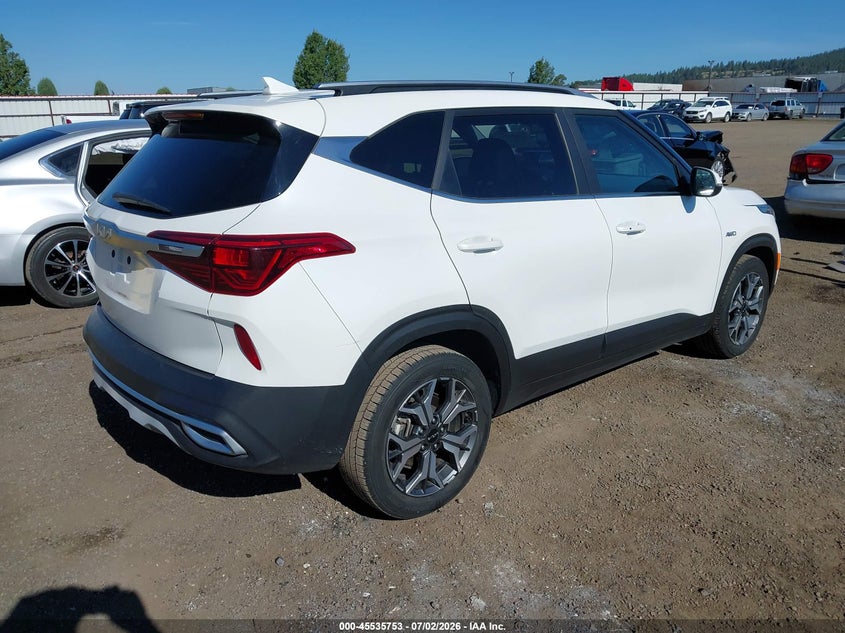 2022 Kia Seltos VIN KNDERCAA5N7302161 IAAI salvage auction — FRONT END, Bill Of Sale (Washington), sold $3,400 on 2026-07-28 (photo 4)