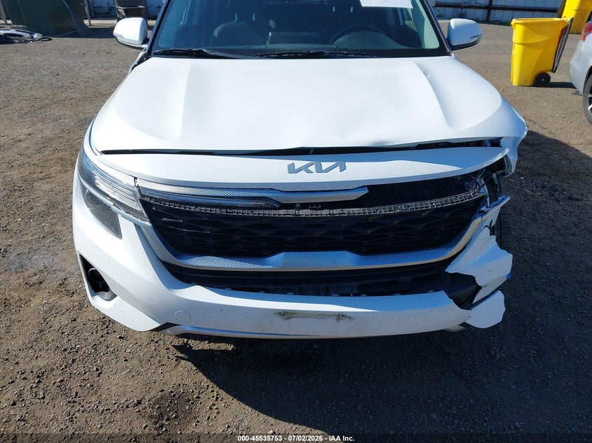 2022 Kia Seltos VIN KNDERCAA5N7302161 IAAI salvage auction — FRONT END, Bill Of Sale (Washington), sold $3,400 on 2026-07-28 (photo 6)