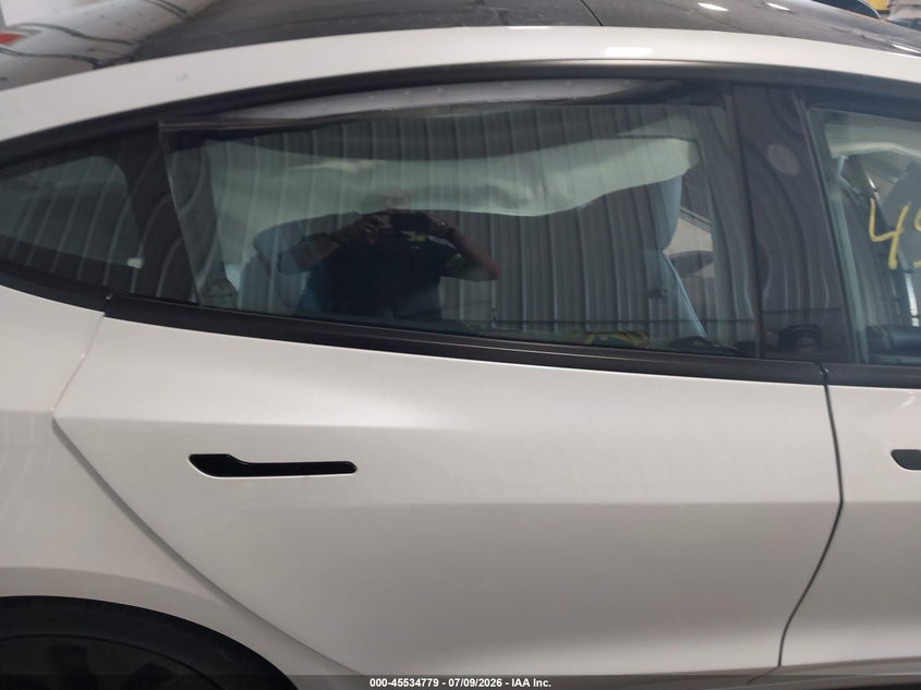 2023 Tesla Model 3 VIN 5YJ3E1EC5PF481267 IAAI salvage auction — FRONT END, Salvage Title, sold $7,600 on 2026-09-11 (photo 8)