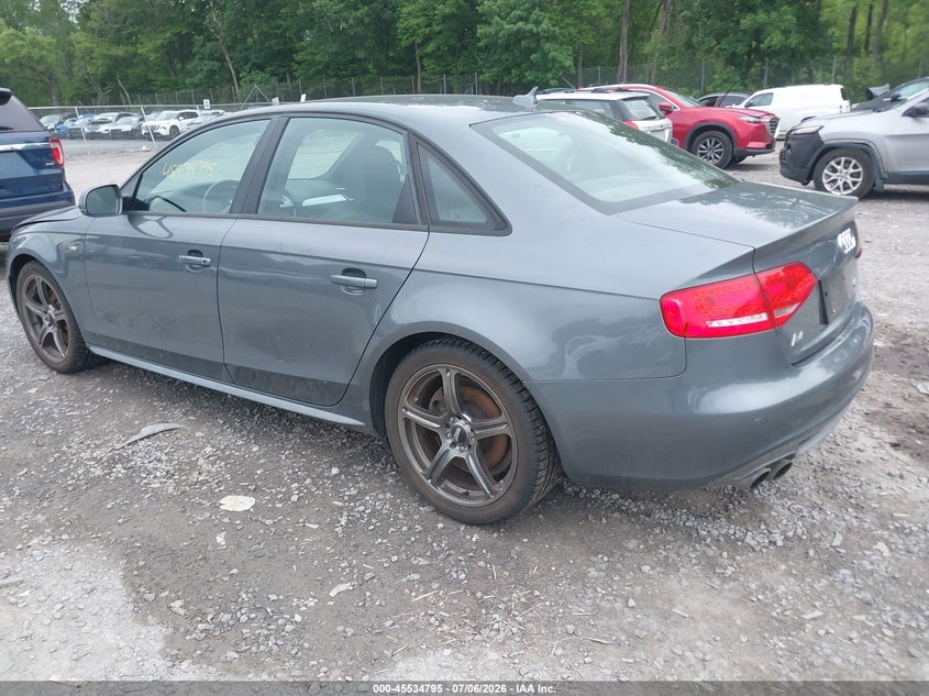 2012 Audi A4 VIN WAUKFAFL6CA097859 IAAI salvage auction — NORMAL WEAR, Clear (New York), sold $525 on 2026-07-28 (photo 3)