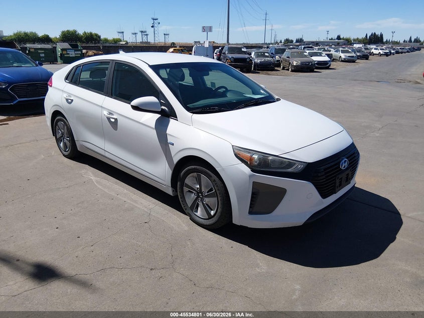 2019 Hyundai Ioniq hybrid VIN KMHC65LC4KU162672 IAAI salvage auction — NORMAL WEAR, Sf97 (California), sold $50 on 2026-07-30 (photo 1)