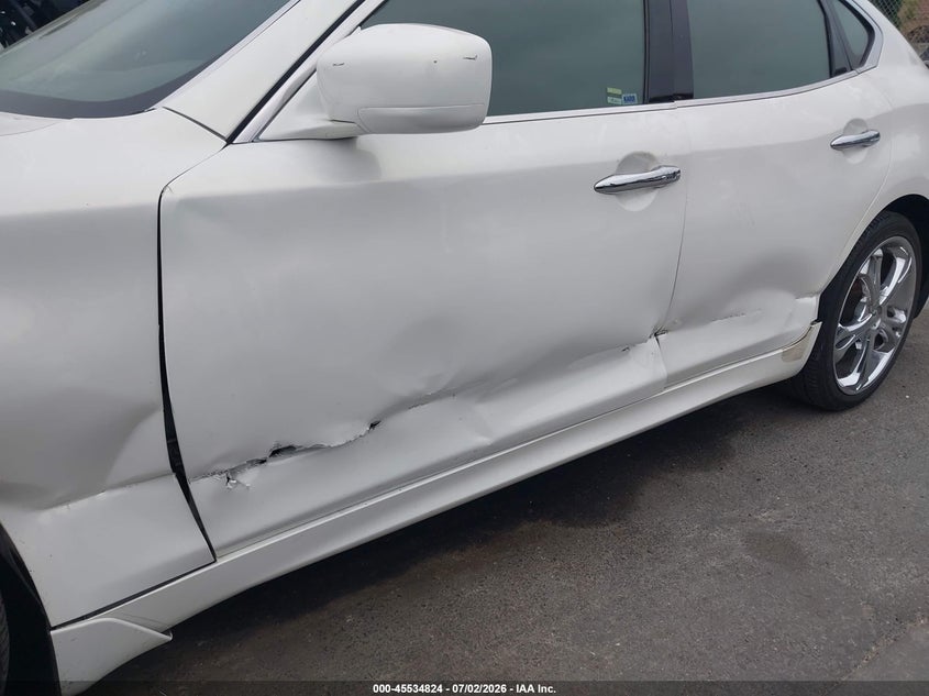 2011 Infiniti M VIN JN1BY1AP5BM326491 IAAI salvage auction — LEFT SIDE, Salvage (California), sold $1,275 on 2026-08-01 (photo 6)