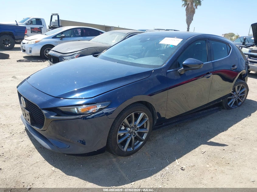 2022 Mazda 3 VIN JM1BPAKL1N1506441 IAAI salvage auction — LEFT REAR, Wait Title, sold $25 on 2026-07-31 (photo 2)