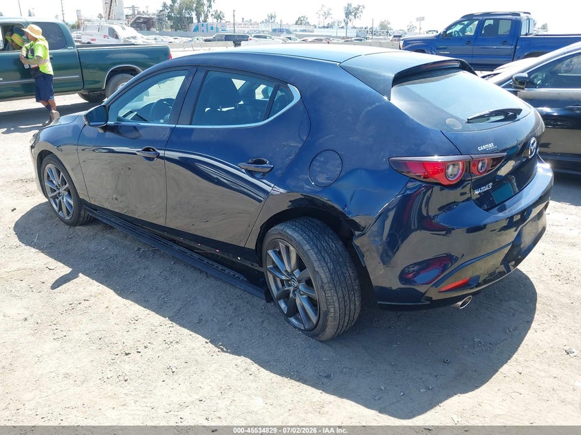 2022 Mazda 3 VIN JM1BPAKL1N1506441 IAAI salvage auction — LEFT REAR, Wait Title, sold $25 on 2026-07-31 (photo 6)