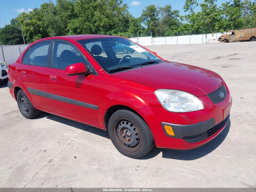 2009 Kia Rio VIN KNADE223096527128 IAAI salvage auction — RIGHT REAR, Repossessed (Missouri), sold $625 on 2026-07-14 (photo 1)