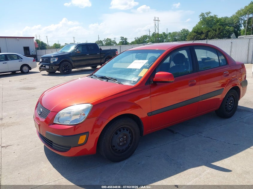 2009 Kia Rio VIN KNADE223096527128 IAAI salvage auction — RIGHT REAR, Repossessed (Missouri), sold $625 on 2026-07-14 (photo 2)