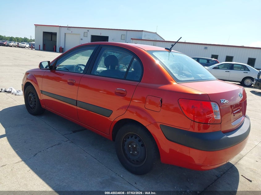 2009 Kia Rio VIN KNADE223096527128 IAAI salvage auction — RIGHT REAR, Repossessed (Missouri), sold $625 on 2026-07-14 (photo 3)