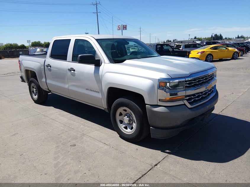 2018 Chevrolet Silverado 1500 VIN 3GCPCNEH2JG429610 IAAI salvage auction — NORMAL WEAR, Sf97 (California), sold $15,525 on 2026-07-30 (photo 1)