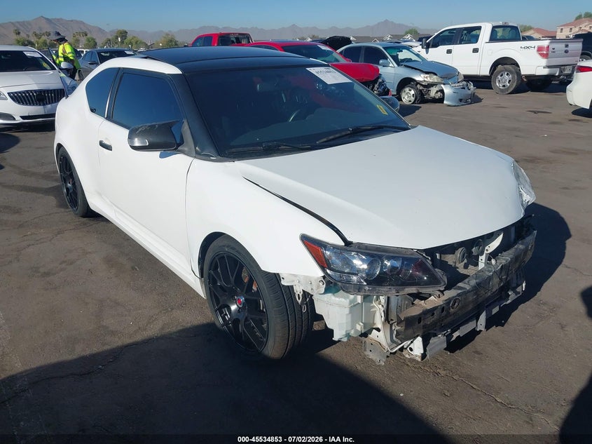 2013 Scion Tc VIN JTKJF5C74D3062300 IAAI salvage auction — LEFT FRONT, Salvage (Arizona), sold $1,150 on 2026-07-31 (photo 1)