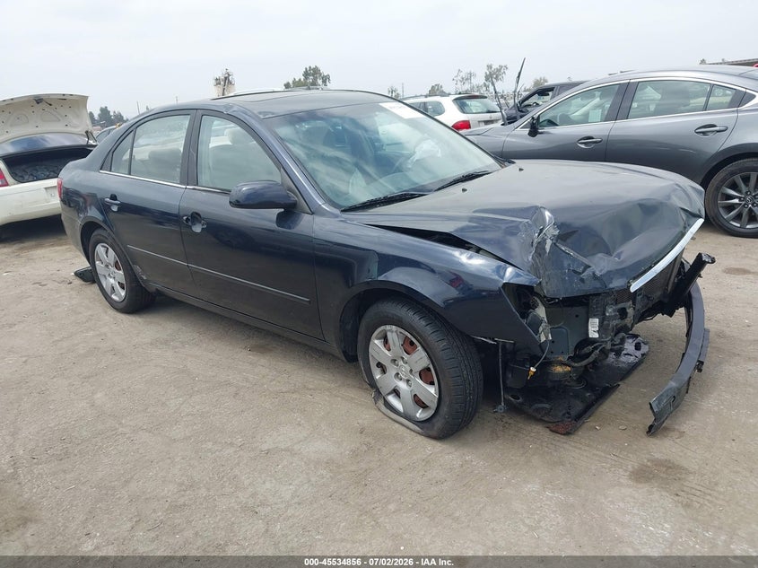 2007 Hyundai Sonata VIN 5NPET46C57H263460 IAAI salvage auction — FRONT END, Salvage (California), sold $250 on 2026-07-15 (photo 1)