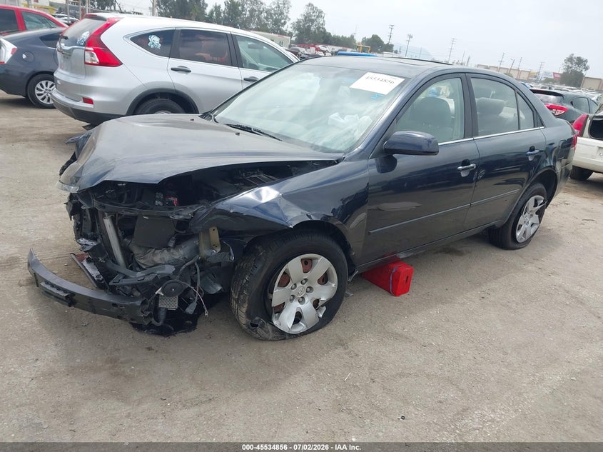 2007 Hyundai Sonata VIN 5NPET46C57H263460 IAAI salvage auction — FRONT END, Salvage (California), sold $250 on 2026-07-15 (photo 2)