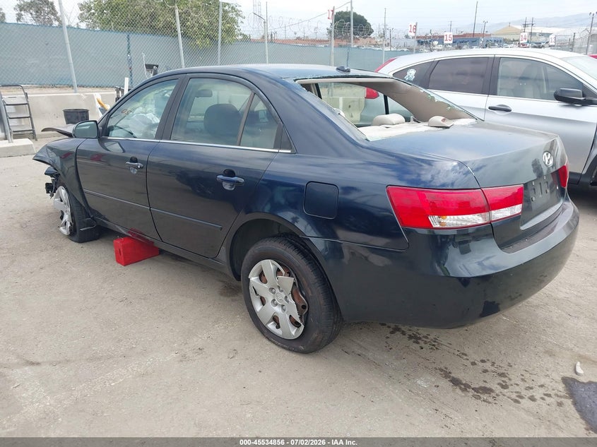 2007 Hyundai Sonata VIN 5NPET46C57H263460 IAAI salvage auction — FRONT END, Salvage (California), sold $250 on 2026-07-15 (photo 3)