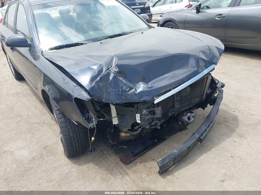 2007 Hyundai Sonata VIN 5NPET46C57H263460 IAAI salvage auction — FRONT END, Salvage (California), sold $250 on 2026-07-15 (photo 6)