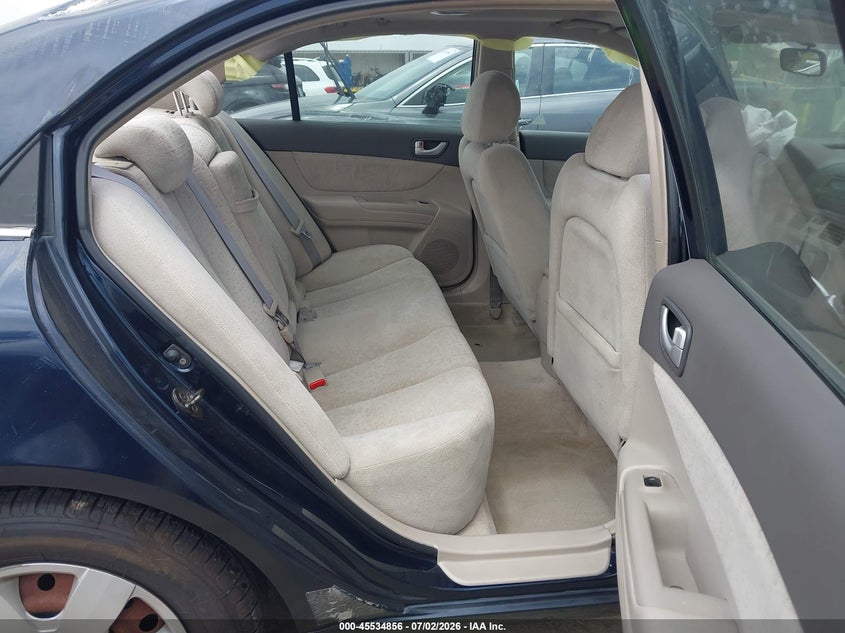 2007 Hyundai Sonata VIN 5NPET46C57H263460 IAAI salvage auction — FRONT END, Salvage (California), sold $250 on 2026-07-15 (photo 8)