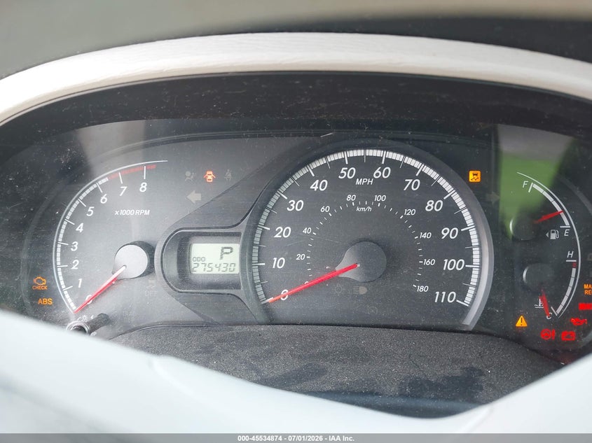 2012 Toyota Sienna VIN 5TDKK3DC0CS183782 IAAI salvage auction — NORMAL WEAR, Clear (New York), sold $950 on 2026-07-21 (photo 7)